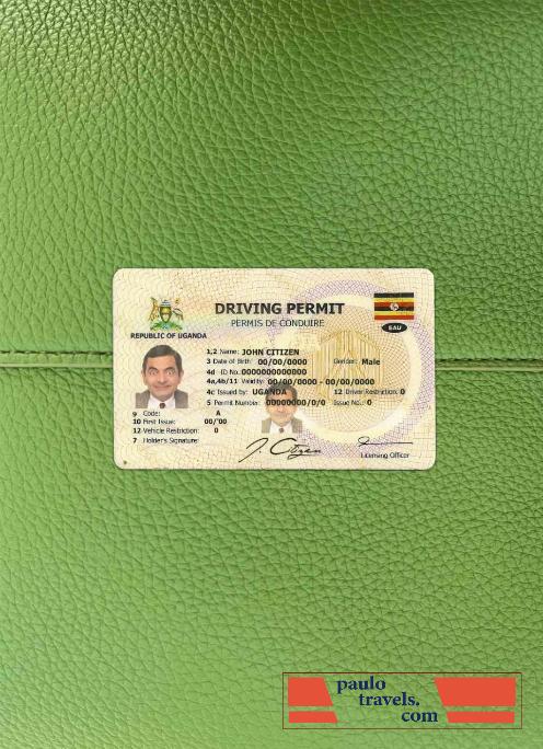 Uganda DL photolook FRONT PSD template